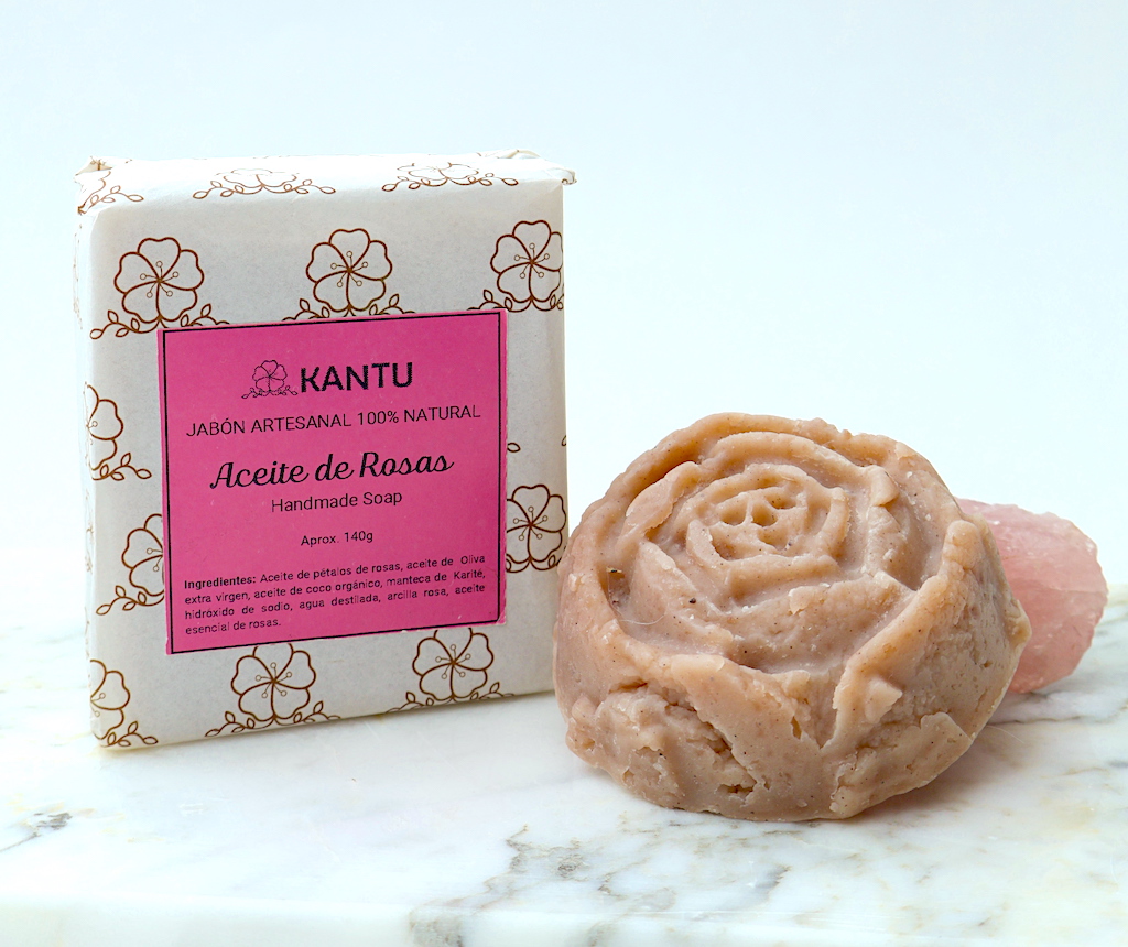 Jabón de Rosas y Arcilla Rosa