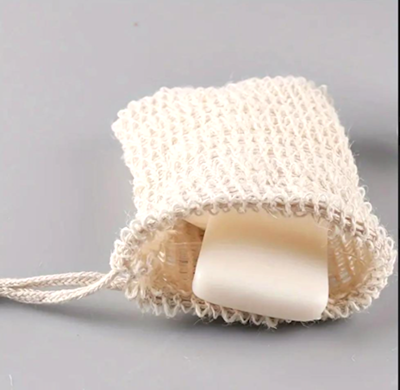 Bolsa Sisal Orgánico, para shampoo, acondicionador y jabones