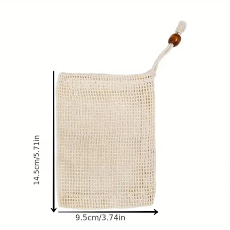 Bolsa Sisal Orgánico, para shampoo, acondicionador y jabones