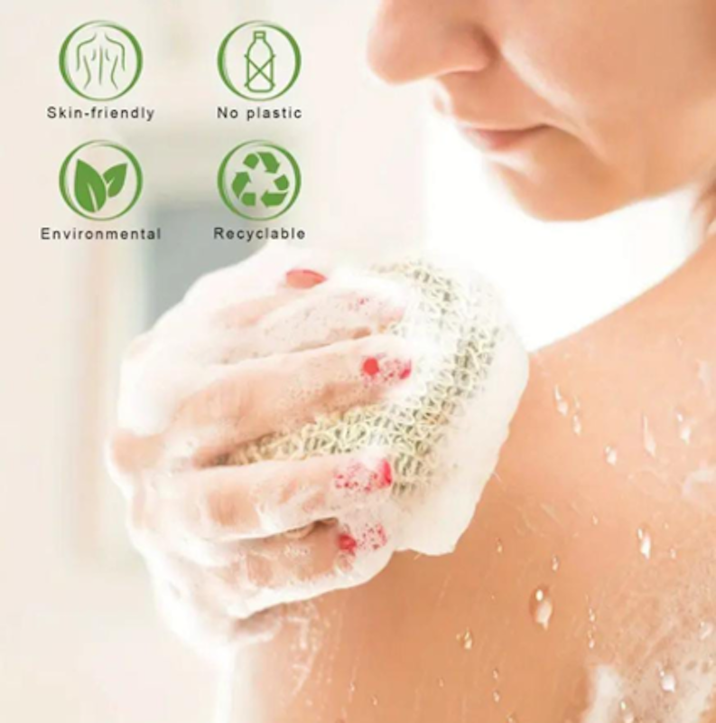 Bolsa Sisal Orgánico, para shampoo, acondicionador y jabones
